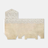 ヴィンテージレース素朴ロマンス結婚式の引き出物ボックス フェイバーボックス (折り畳みなし)