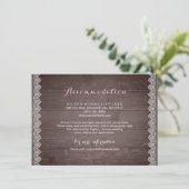 ヴィンテージレース結婚ラスピー エンクロージャーカード (スタンド正面)