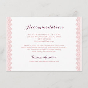 ヴィンテージレース結婚ラスピー エンクロージャーカード