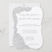 ヴィンテージレース結婚式招待状 招待状 (正面)
