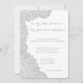 ヴィンテージレース結婚式招待状 招待状 (正面)