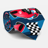 ヴィンテージレース車 ネクタイ (ロール)