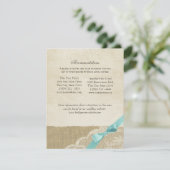 ヴィンテージレース、アクアボウおよびバーラップ情報カード エンクロージャーカード (スタンド正面)