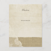 ヴィンテージレース、アクアボウおよびバーラップ情報カード エンクロージャーカード (裏面)