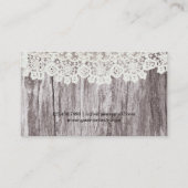 ヴィンテージレース&ウッドジュエリー 名刺 (裏面)