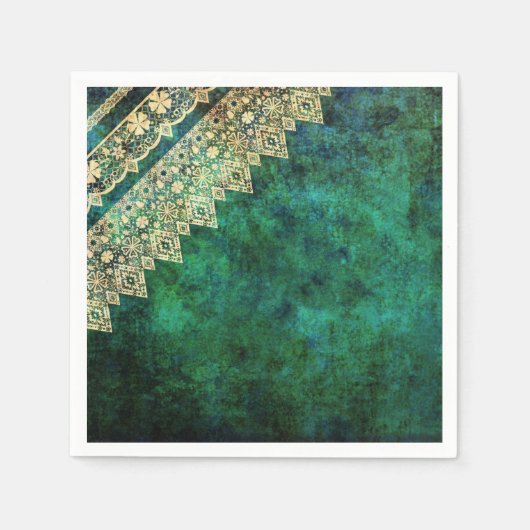 ヴィンテージレース スタンダードカクテルナプキン (正面)