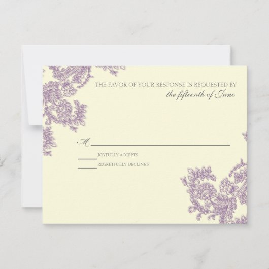 ヴィンテージレース |ナス | RSVP (正面)