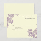 ヴィンテージレース |ナス | RSVP (正面/裏面)