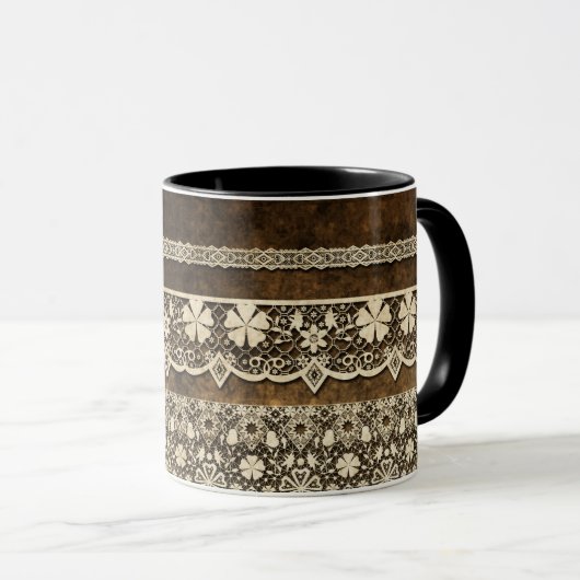 ヴィンテージレース マグカップ (正面右)