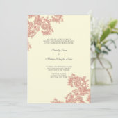 ヴィンテージレース | Poppy |結婚式招待状 招待状 (スタンド正面)