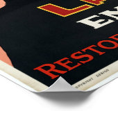 ヴィンテージレーンエマルション健康広告 ポスター (角)