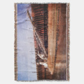 ヴィンテージレ素晴らしイクスフライター スローブランケット (正面縦)