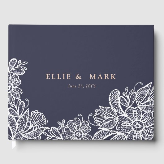 ヴィンテージレ結婚ース ゲストブック (正面)