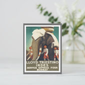 ヴィンテージロイドトリエスティノインド ポストカード (スタンド正面)