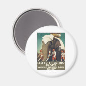 ヴィンテージロイドトリエスティノインド マグネット (正面/裏面)