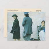 ヴィンテージロイヤリティ、クイーン訪問フォートサントル ポストカード (正面/裏面)