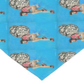 ヴィンテージロカビリー妖精 ショートテーブルランナー (コーナー)