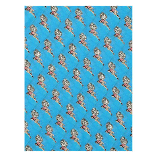 ヴィンテージロカビリー妖精 テーブルクロス (正面)