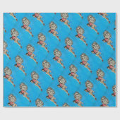 ヴィンテージロカビリー妖精 ラッピングペーパー (フラット)