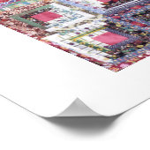 ヴィンテージログキャビンキルトのポスター ポスター (角)