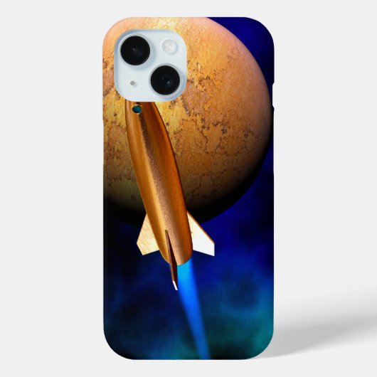 ヴィンテージロケット Case-Mate iPhoneケース (裏面)