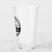 ヴィンテージロゴあなたの名前ボトルキャップ円レトロ タンブラーグラス (左)