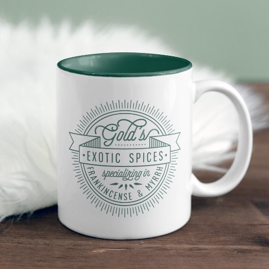 ヴィンテージロゴフランキンセンス&ミルラクリスマス ツートーンマグカップ