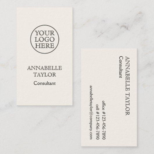 ヴィンテージロゴ 名刺 (正面/裏面)