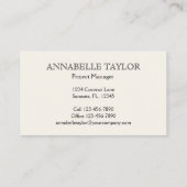 ヴィンテージロゴ 名刺 (裏面)