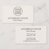 ヴィンテージロゴ 名刺 (正面/裏面)