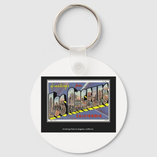 ヴィンテージロサンゼルスカリフォルニアヴィンテージ キーホルダー (正面)