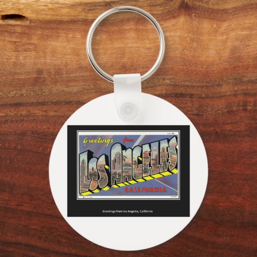 ヴィンテージロサンゼルスカリフォルニアヴィンテージ キーホルダー (正面)
