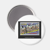 ヴィンテージロサンゼルスカリフォルニアヴィンテージ マグネット (正面/裏面)