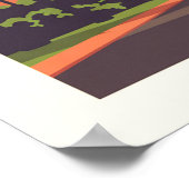 ヴィンテージロサンゼルスカリフォルニア ポスター (角)