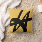 ヴィンテージロサンゼルスタイポグラフィ装飾用クッション | LA クッション (ブランケット)