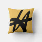 ヴィンテージロサンゼルスタイポグラフィ装飾用クッション | LA クッション (裏面)