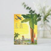 ヴィンテージロサンゼルスミッション、住所の変更 案内ポストカード (スタンド正面)