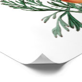 ヴィンテージロサンゼルス州花旅行ミッドセンチュリー ポスター (角)