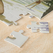 ヴィンテージロサンゼルス旅行ポスター ジグソーパズル (側面)