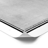 ヴィンテージロサンゼルス県CAの地図(1888) BW ポスター (角)