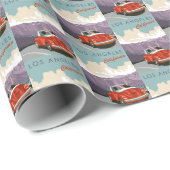 ヴィンテージロサンゼルス・カリフォルニアギフトへ ラッピングペーパー (ロールコーナー)