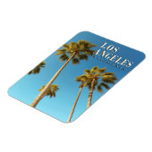 ヴィンテージロサンゼルス、カリフォルニアパームツリートラベル マグネット (左側)