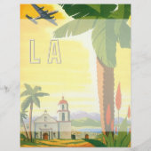 ヴィンテージロサンゼルス、カリフォルニア州ミッションwith Palm (裏面)