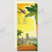 ヴィンテージロサンゼルス、カリフォルニア州ミッションwith Palm (正面/裏面)