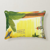 ヴィンテージロサンゼルス、カリフォルニア州ミッションwith Palm アクセントクッション (正面)