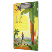 ヴィンテージロサンゼルス、カリフォルニア州ミッションwith Palm クリップボード (左)