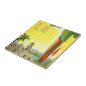 ヴィンテージロサンゼルス、カリフォルニア州ミッションwith Palm タイル (側面)