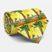 ヴィンテージロサンゼルス、カリフォルニア州ミッションwith Palm ネクタイ (ロール)