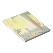 ヴィンテージロサンゼルス、カリフォルニア州ミッションwith Palm ノートパッド (アングル)