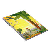 ヴィンテージロサンゼルス、カリフォルニア州ミッションwith Palm ノートブック (右側)